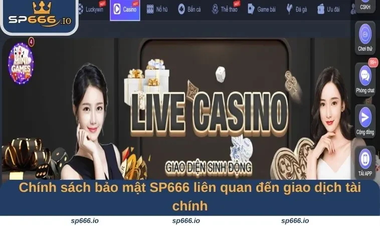 Chính sách bảo mật SP666 liên quan đến giao dịch tài chính